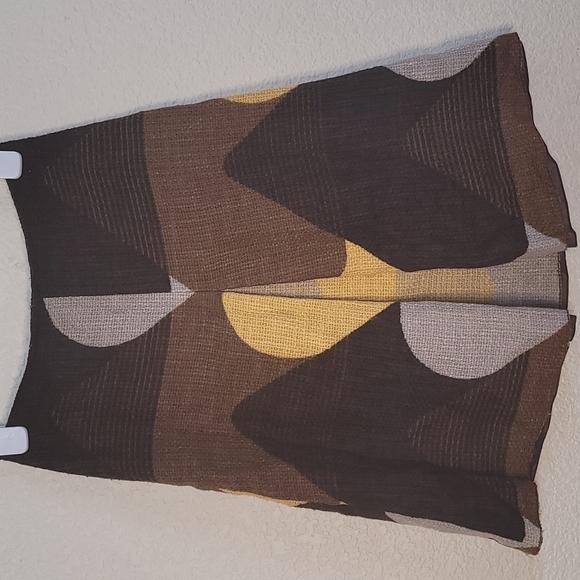 PRADA Knee Lenght color block pattern skirt size 38 - Picture 2 of 6